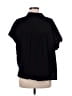Splendid 100% Cotton Black Short Sleeve Blouse Size M - photo 2