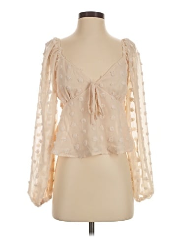 Lulus 3/4 Sleeve Blouse (view 1)