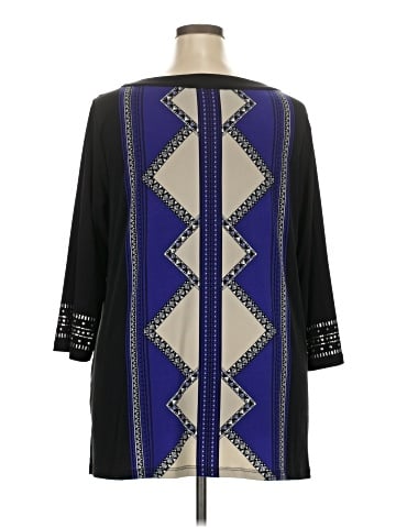 JM Collection 3/4 Sleeve Blouse (view 2)