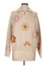 Roolee Floral Tan Pullover Sweater Size L - photo 1