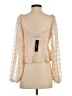Lulus 100% Polyester Ivory 3/4 Sleeve Blouse Size S - photo 2