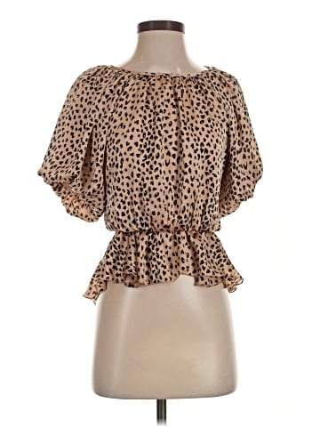 Lulus Short Sleeve Blouse (view 1)