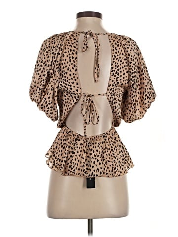 Lulus Short Sleeve Blouse (view 2)