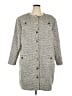 ELOQUII 100% Polyester Gray Coat Size 24 - photo 1