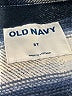Old Navy 100% Cotton Checkered-gingham Blue Long Sleeve Button-Down Shirt Size 5T - photo 3