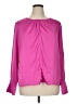 Halogen 100% Polyester Pink Long Sleeve Blouse Size XL - photo 1