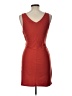 Derek Heart Solid Red Cocktail Dress Size L - photo 2