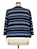 Studio One Stripes Blue Blazer Size 24w - photo 2