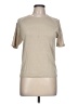 Theory Tan Short Sleeve Top Size L - photo 1
