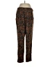 Elevenses 100% Polyester Paisley Brown Casual Pants Size S - photo 1