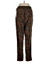 Elevenses 100% Polyester Paisley Brown Casual Pants Size S - photo 2