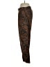 Elevenses 100% Polyester Paisley Brown Casual Pants Size S - photo 5