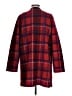 Max Studio Plaid Red Coat Size L - photo 2