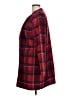Max Studio Plaid Red Coat Size L - photo 5