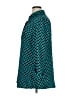 Sole Diane Studio Polka Dots Teal 3/4 Sleeve Button-Down Shirt Size XL - photo 5