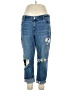 Maurices Hearts Blue Jeans Size 18W - photo 1