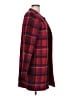 Max Studio Plaid Red Coat Size L - photo 4