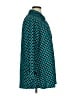 Sole Diane Studio Polka Dots Teal 3/4 Sleeve Button-Down Shirt Size XL - photo 4