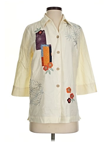 City Blues by Koret 3/4 Sleeve Button-Down Shirt (view 1)