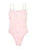 No Boundaries Tie-dye Pink One Piece Swimsuit Size XXS - photo 1