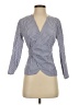 J.Crew Stripes Blue 3/4 Sleeve Blouse Size XXS - photo 1