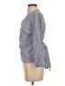 J.Crew Stripes Blue 3/4 Sleeve Blouse Size XXS - photo 5
