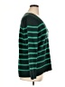 Ann Taylor LOFT Stripes Green Pullover Sweater Size XL - photo 4