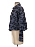Altar'd State 100% Cotton Plaid Blue Long Sleeve Button-Down Shirt Size S - photo 5