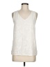 Ann Taylor Ivory Sleeveless Blouse Size M - photo 1