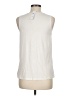 Ann Taylor Ivory Sleeveless Blouse Size M - photo 2