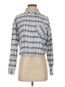 Altar'd State Plaid Blue Long Sleeve Button-Down Shirt Size S - photo 1