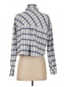 Altar'd State Plaid Blue Long Sleeve Button-Down Shirt Size S - photo 2