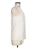 Ann Taylor Ivory Sleeveless Blouse Size M - photo 4