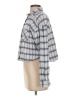 Altar'd State Plaid Blue Long Sleeve Button-Down Shirt Size S - photo 5