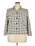 J.Crew Collection Checkered-gingham Ivory Blazer Size 18 - photo 1