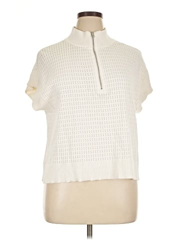 Ann Taylor LOFT Outlet Short Sleeve Blouse (view 1)