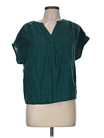 a.n.a. A New Approach Short Sleeve Blouse (view 1)