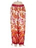 Haute Hippie Paisley Red Linen Pants Size XS - photo 1