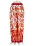 Haute Hippie Paisley Red Linen Pants Size XS - photo 2