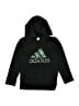 Adidas 100% Polyester Black Pullover Hoodie Size 6 - photo 1