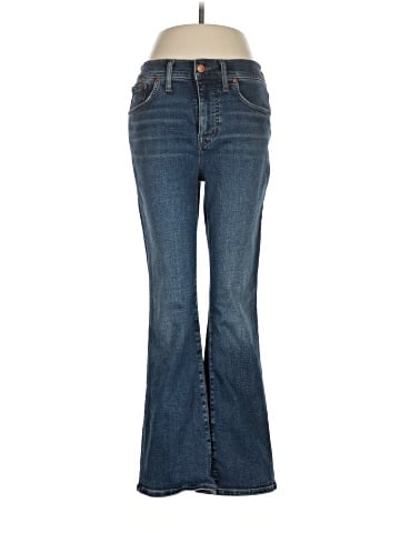 Madewell Kick Out Crop Jeans in Lenoir Wash (view 1)