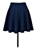 Urban Coco Solid Blue Casual Skirt Size S - photo 1