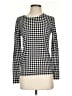 J.Crew Factory Store 100% Cotton Houndstooth Black Pullover Sweater Size XS - photo 1