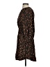 Olivaceous 100% Rayon Print Black Casual Dress Size S - photo 5