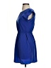 Pink Rose 100% Polyester Solid Blue Casual Dress Size XS - photo 5