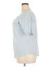 Croft & Barrow Blue 3/4 Sleeve Button-Down Shirt Size XXL - photo 5