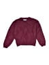 Mayoral Solid Burgundy Pullover Sweater Size 4 - photo 1