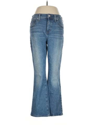Madewell Kick Out Crop Jeans in Oneida Wash (view 1)
