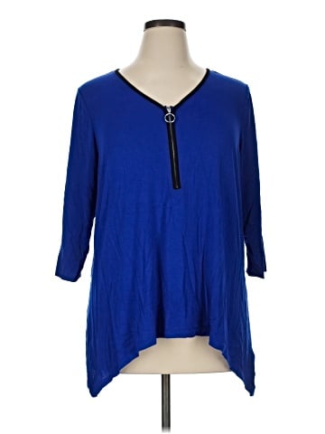 Cable & Gauge 3/4 Sleeve Top (view 1)