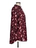 Cure 100% Polyester Burgundy 3/4 Sleeve Blouse Size L - photo 4